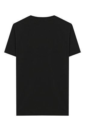 Детская хлопковая футболка DSQUARED2 черного цвета по цене 6620 руб., арт. DQ03W6-D00W5 | Фото 2 Детская хлопковая футболка DSQUARED2 черного цвета, арт. DQ03W6-D00W5 | Фото 2