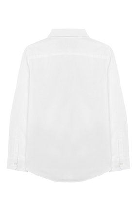Детская хлопковая рубашка DSQUARED2 белого цвета по цене 11600 руб., арт. DQ03W1-D00XE | Фото 2 Детская хлопковая рубашка DSQUARED2 белого цвета, арт. DQ03W1-D00XE | Фото 2