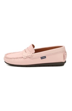 Детские кожаные мокасины ATLANTA MOCASSIN розового цвета по цене 9210 руб., арт. 9AT1AN032GCSTT/35-41 | Фото 2 Детские кожаные мокасины ATLANTA MOCASSIN розового цвета, арт. 9AT1AN032GCSTT/35-41 | Фото 2 (Материал внутренний: Натуральная кожа; Мальчики Кросс-КТ: мокасины; Материал внешний: Кожа)
