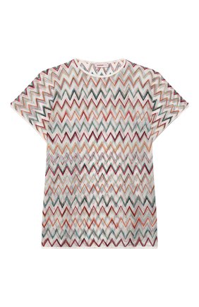 Детская туника MISSONI белого цвета по цене 19950 руб., арт. MBG00035/BR008J/4-6 | Фото 1 Детская туника MISSONI белого цвета, арт. MBG00035/BR008J/4-6 | Фото 1