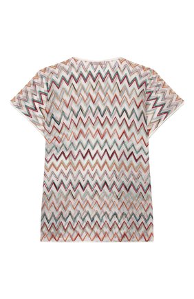 Детская туника MISSONI белого цвета по цене 19950 руб., арт. MBG00035/BR008J/4-6 | Фото 2 Детская туника MISSONI белого цвета, арт. MBG00035/BR008J/4-6 | Фото 2