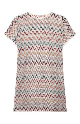 Детская туника MISSONI белого цвета по цене 22500 руб., арт. MBG00035/BR008J/8-12 | Фото 1 Детская туника MISSONI белого цвета, арт. MBG00035/BR008J/8-12 | Фото 1