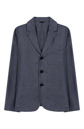 Детский льняной костюм EMPORIO ARMANI синего цвета по цене 56500 руб., арт. 3H4VJE/4N3LZ | Фото 2 Детский льняной костюм EMPORIO ARMANI синего цвета, арт. 3H4VJE/4N3LZ | Фото 2 (Материал подклада: Вискоза; Материал внешний: Лен; Рукава: Длинные; Кросс-КТ: костюм; Ростовка одежда: 10 - 11 лет | 140 - 146см, 13 - 15 лет | 158 см, 16 лет | 164 см, 4 года | 104 см, 5 лет | 110 см, 6 лет | 116 см, 7 лет | 122 см, 8 лет | 128 см, 9 лет | 134 см)