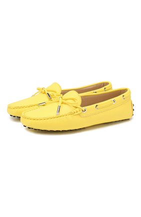 Женские кожаные мокасины heaven TOD’S желтого цвета по цене 28700 руб., арт. XXW0FW050305J1 | Фото 1 Женские кожаные мокасины heaven TOD’S желтого цвета, арт. XXW0FW050305J1 | Фото 1