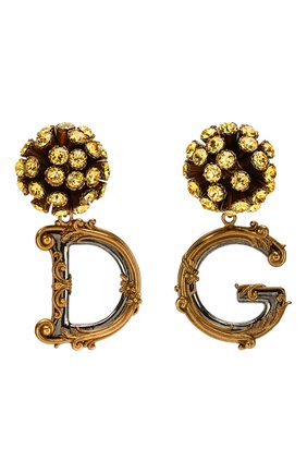 Женские клипсы DOLCE & GABBANA золотого цвета по цене 59550 руб., арт. WEL6G1/W1111 | Фото 1 Женские клипсы DOLCE & GABBANA золотого цвета, арт. WEL6G1/W1111 | Фото 1