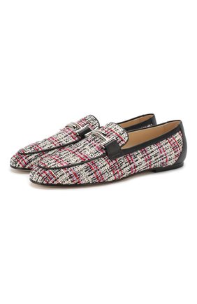 Женские текстильные лоферы TOD’S розового цвета по цене 35700 руб., арт. XXW79A0Z370NCE | Фото 1 Женские текстильные лоферы TOD’S розового цвета, арт. XXW79A0Z370NCE | Фото 1