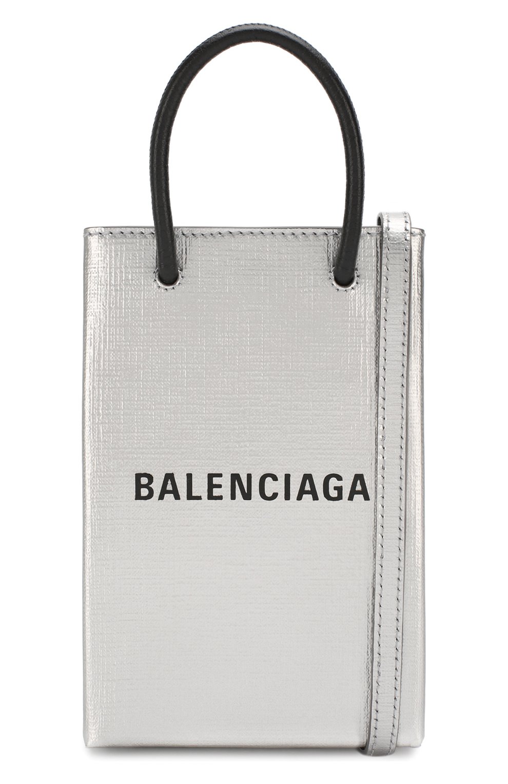 Кожаный чехол shopping для телефона BALENCIAGA серебряного цвета по цене 0 руб., арт. 593826/0AI4N | Фото 6 Кожаный чехол shopping для телефона BALENCIAGA серебряного цвета, арт. 593826/0AI4N | Фото 6 (Женское Кросс-КТ: Кожа iPhone; Материал: Кожа)