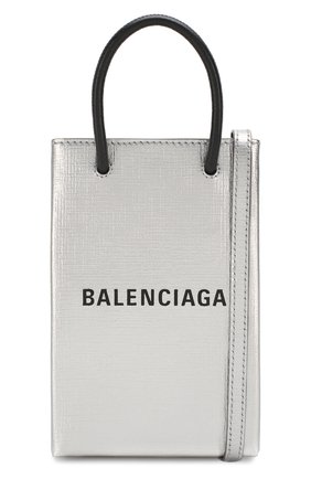 Кожаный чехол shopping для телефона BALENCIAGA серебряного цвета по цене 0 руб., арт. 593826/0AI4N | Фото 6 Кожаный чехол shopping для телефона BALENCIAGA серебряного цвета, арт. 593826/0AI4N | Фото 6 (Женское Кросс-КТ: Кожа iPhone; Материал: Кожа)