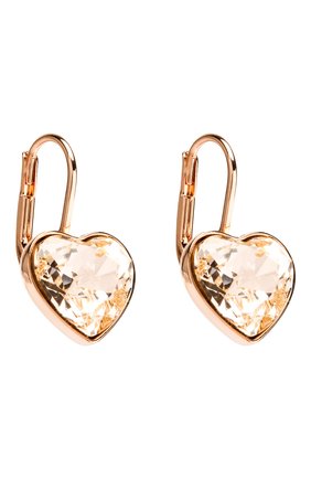 Женские серьги bella heart SWAROVSKI золотого цвета по цене 3790 руб., арт. 5515192 | Фото 3 Женские серьги bella heart SWAROVSKI золотого цвета, арт. 5515192 | Фото 3