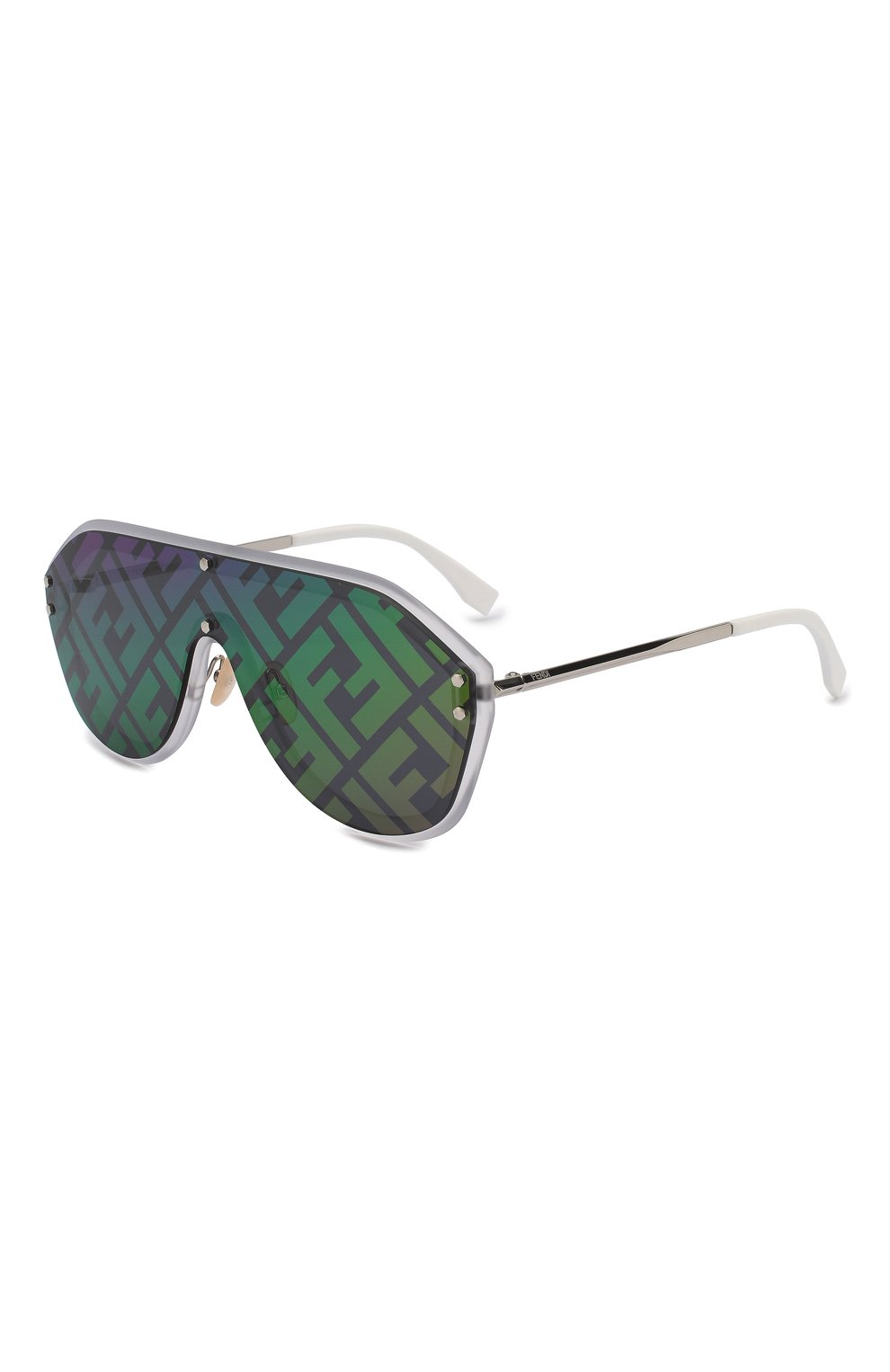 Женские солнцезащитные очки FENDI зеленого цвета, арт. M0039/G F74 | Фото 1