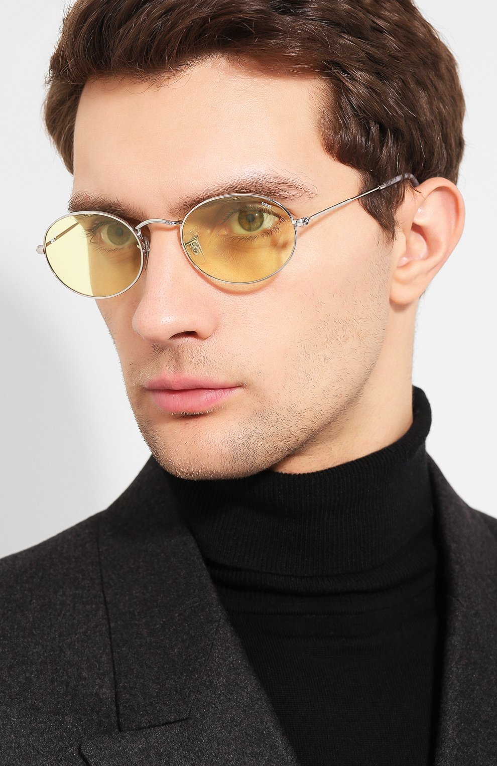 Женские солнцезащитные очки RAY-BAN желтого цвета по цене 12900 руб., арт. 3547-003/T4 | Фото 3 Женские солнцезащитные очки RAY-BAN желтого цвета, арт. 3547-003/T4 | Фото 3