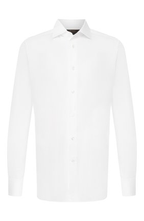 Мужская хлопковая сорочка ZEGNA COUTURE белого цвета по цене 45650 руб., арт. 702063/9NS0LB | Фото 1 Мужская хлопковая сорочка ZEGNA COUTURE белого цвета, арт. 702063/9NS0LB | Фото 1