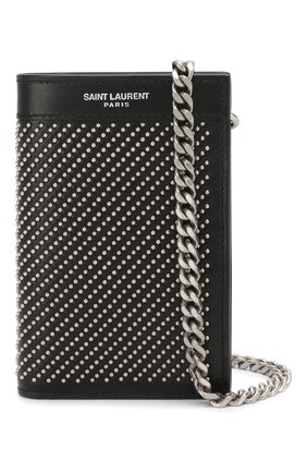 Мужской кожаное портмоне SAINT LAURENT черного цвета по цене 47800 руб., арт. 606928/0VGUE | Фото 1 Мужской кожаное портмоне SAINT LAURENT черного цвета, арт. 606928/0VGUE | Фото 1