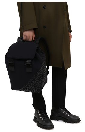 Мужской текстильный рюкзак logo millennials DOLCE & GABBANA черного цвета, арт. BM1809/AJ772 | Фото 2 (Материал: Текстиль; Статус проверки: Проверена категория; Размер: large; Стили: Кэжуэл)