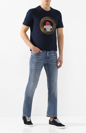 Мужские замшевые кеды HARRYS OF LONDON темно-синего цвета по цене 24600 руб., арт. NIMBLE SUEDE | Фото 2 Мужские замшевые кеды HARRYS OF LONDON темно-синего цвета, арт. NIMBLE SUEDE | Фото 2