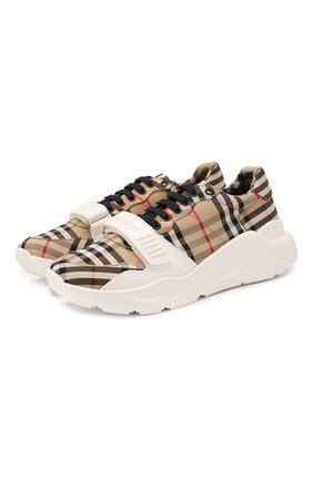 Мужские текстильные кроссовки BURBERRY бежевого цвета по цене 43000 руб., арт. 8020282 | Фото 1 Мужские текстильные кроссовки BURBERRY бежевого цвета, арт. 8020282 | Фото 1