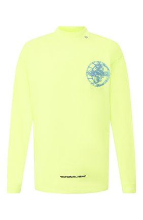 Мужская хлопковый лонгслив OFF-WHITE желтого цвета по цене 24150 руб., арт. 0MAB032R201850036288 | Фото 1 Мужская хлопковый лонгслив OFF-WHITE желтого цвета, арт. 0MAB032R201850036288 | Фото 1
