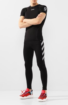 Мужской тайтсы OFF-WHITE черного цвета по цене 77500 руб., арт. 0MVG002R20G500191091 | Фото 2 Мужской тайтсы OFF-WHITE черного цвета, арт. 0MVG002R20G500191091 | Фото 2
