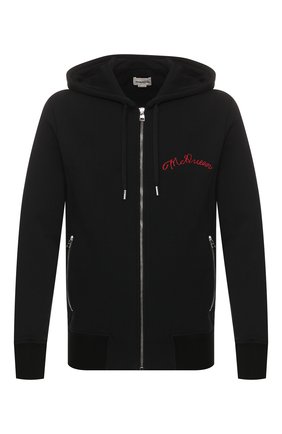Мужская хлопковая толстовка ALEXANDER MCQUEEN черного цвета по цене 78300 руб., арт. 599617/Q0Z82 | Фото 1 Мужская хлопковая толстовка ALEXANDER MCQUEEN черного цвета, арт. 599617/Q0Z82 | Фото 1