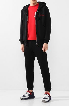 Мужская хлопковая толстовка ALEXANDER MCQUEEN черного цвета по цене 78300 руб., арт. 599617/Q0Z82 | Фото 2 Мужская хлопковая толстовка ALEXANDER MCQUEEN черного цвета, арт. 599617/Q0Z82 | Фото 2