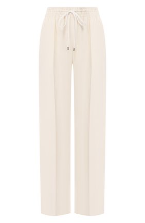 Женские брюки CHLOÉ белого цвета по цене 93600 руб., арт. CHC20SPA85237 | Фото 1 Женские брюки CHLOÉ белого цвета, арт. CHC20SPA85237 | Фото 1