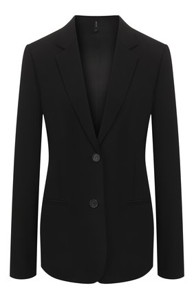 Женский жакет из вискозы HELMUT LANG черного цвета по цене 76400 руб., арт. J09HW101 | Фото 1 Женский жакет из вискозы HELMUT LANG черного цвета, арт. J09HW101 | Фото 1
