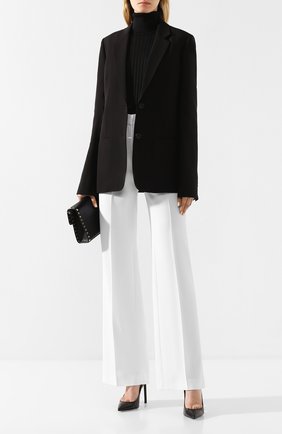 Женский жакет из вискозы HELMUT LANG черного цвета по цене 76400 руб., арт. J09HW101 | Фото 2 Женский жакет из вискозы HELMUT LANG черного цвета, арт. J09HW101 | Фото 2