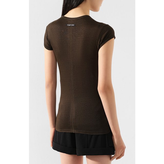 фото Льняная футболка tom ford