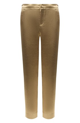 Женские брюки VINCE золотого цвета по цене 29950 руб., арт. V632921740 | Фото 1 Женские брюки VINCE золотого цвета, арт. V632921740 | Фото 1