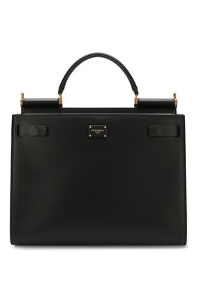 Женская сумка sicily 62 large DOLCE & GABBANA черного цвета по цене 199500 руб., арт. BB6624/AV385 | Фото 1 Женская сумка sicily 62 large DOLCE & GABBANA черного цвета, арт. BB6624/AV385 | Фото 1