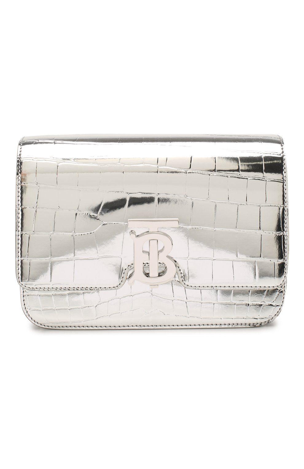 Женская сумка tb small BURBERRY серебряного цвета, арт. 8023094 | Фото 1