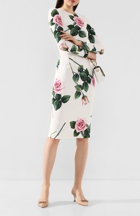 Женская комбинированные туфли lori DOLCE & GABBANA бежевого цвета по цене 46100 руб., арт. CG0369/AX047 | Фото 2 Женская комбинированные туфли lori DOLCE & GABBANA бежевого цвета, арт. CG0369/AX047 | Фото 2