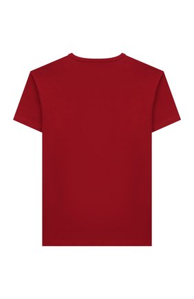 Детская хлопковая футболка DOLCE & GABBANA красного цвета по цене 11900 руб., арт. L4JT6S/G7VJS/2-6 | Фото 2 Детская хлопковая футболка DOLCE & GABBANA красного цвета, арт. L4JT6S/G7VJS/2-6 | Фото 2
