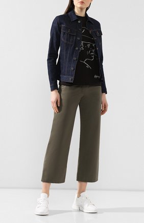 Женская хлопковая футболка RALPH LAUREN черного цвета по цене 45550 руб., арт. 290795838 | Фото 2 Женская хлопковая футболка RALPH LAUREN черного цвета, арт. 290795838 | Фото 2