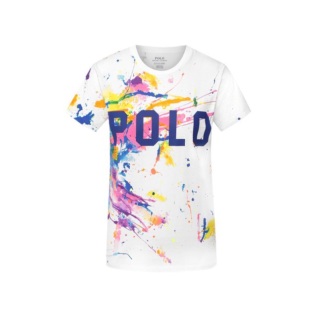 Хлопковая футболка Polo Ralph Lauren 10790620