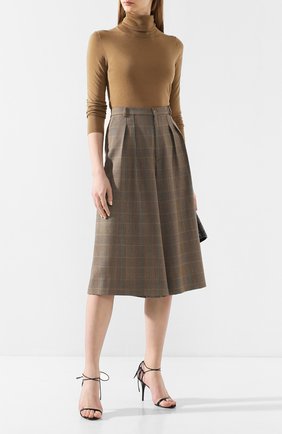 Женские шерстяные кюлоты RALPH LAUREN коричневого цвета по цене 140500 руб., арт. 290790459 | Фото 2 Женские шерстяные кюлоты RALPH LAUREN коричневого цвета, арт. 290790459 | Фото 2