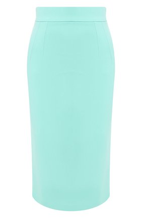 Женская юбка-карандаш DOLCE & GABBANA бирюзового цвета по цене 47950 руб., арт. F4BMQT/FURDV | Фото 1 Женская юбка-карандаш DOLCE & GABBANA бирюзового цвета, арт. F4BMQT/FURDV | Фото 1
