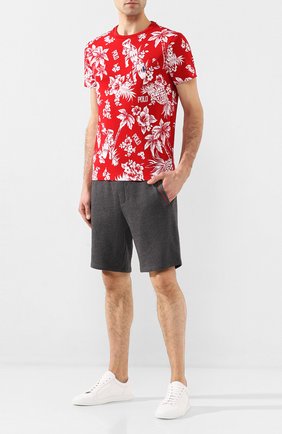 Мужская хлопковая футболка POLO RALPH LAUREN красного цвета по цене 9220 руб., арт. 710788945 | Фото 2 Мужская хлопковая футболка POLO RALPH LAUREN красного цвета, арт. 710788945 | Фото 2