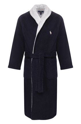 Мужской хлопковый халат RALPH LAUREN темно-синего цвета по цене 12000 руб., арт. 714784459 | Фото 1 Мужской хлопковый халат RALPH LAUREN темно-синего цвета, арт. 714784459 | Фото 1