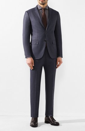Мужская хлопковая сорочка CORNELIANI темно-синего цвета по цене 19550 руб., арт. 85P102-0111905/00 | Фото 2 Мужская хлопковая сорочка CORNELIANI темно-синего цвета, арт. 85P102-0111905/00 | Фото 2