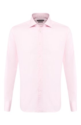 Мужская хлопковая сорочка CORNELIANI розового цвета по цене 22550 руб., арт. 85P100-0111408/00 | Фото 1 Мужская хлопковая сорочка CORNELIANI розового цвета, арт. 85P100-0111408/00 | Фото 1 (Рукава: Длинные; Материал внешний: Хлопок; Длина (для топов): Стандартные; Случай: Формальный; Манжеты: На пуговицах; Мужское Кросс-КТ: Сорочка-одежда; Принт: Однотонные; Статус проверки: Проверена категория; Воротник: Акула)