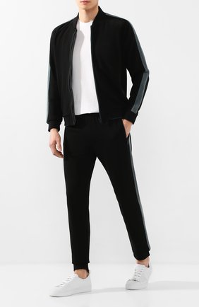 Мужской шерстяные джоггеры Z ZEGNA черного цвета по цене 49950 руб., арт. VU475/ZZTP34 | Фото 2 Мужской шерстяные джоггеры Z ZEGNA черного цвета, арт. VU475/ZZTP34 | Фото 2