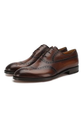 Мужские кожаные оксфорды BERLUTI коричневого цвета по цене 142500 руб., арт. S5022-001 | Фото 1 Мужские кожаные оксфорды BERLUTI коричневого цвета, арт. S5022-001 | Фото 1