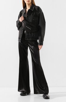 Женские брюки ALEXANDERWANG.T черного цвета по цене 44550 руб., арт. 4WC1204009 | Фото 2 Женские брюки ALEXANDERWANG.T черного цвета, арт. 4WC1204009 | Фото 2