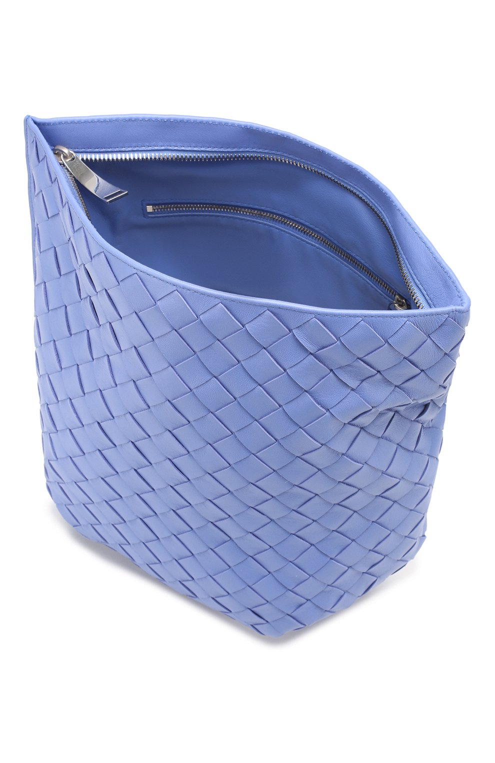 Женская сумка bv twist BOTTEGA VENETA синего цвета по цене 137500 руб., арт. 607964/VCPP0 | Фото 4 Женская сумка bv twist BOTTEGA VENETA синего цвета, арт. 607964/VCPP0 | Фото 4
