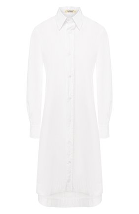 Женская хлопковая рубашка YOHJI YAMAMOTO белого цвета по цене 62500 руб., арт. FS-D53-001 | Фото 1 Женская хлопковая рубашка YOHJI YAMAMOTO белого цвета, арт. FS-D53-001 | Фото 1