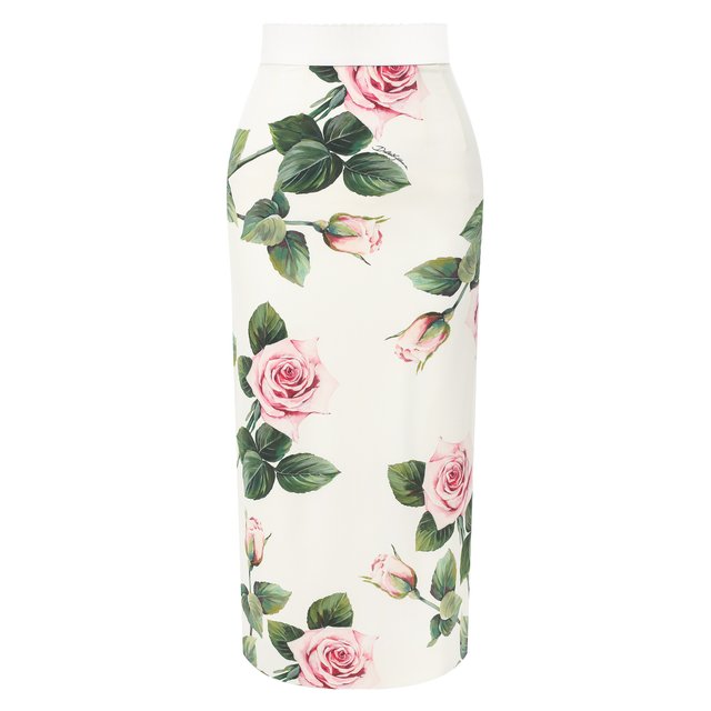 Шелковая юбка Dolce&Gabbana 10795063