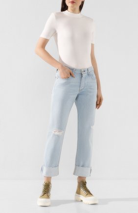 Женская футболка RAG&BONE белого цвета по цене 11600 руб., арт. WCC19HT002UQ02 | Фото 2 Женская футболка RAG&BONE белого цвета, арт. WCC19HT002UQ02 | Фото 2