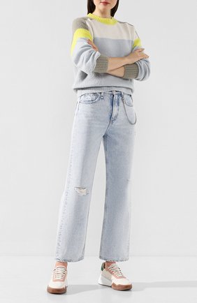 Женские джинсы RAG&BONE голубого цвета по цене 29950 руб., арт. WDD19H2665B1NG | Фото 2 Женские джинсы RAG&BONE голубого цвета, арт. WDD19H2665B1NG | Фото 2