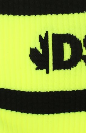 Женские носки DSQUARED2 желтого цвета по цене 4995 руб., арт. DFV171710 | Фото 2 Женские носки DSQUARED2 желтого цвета, арт. DFV171710 | Фото 2